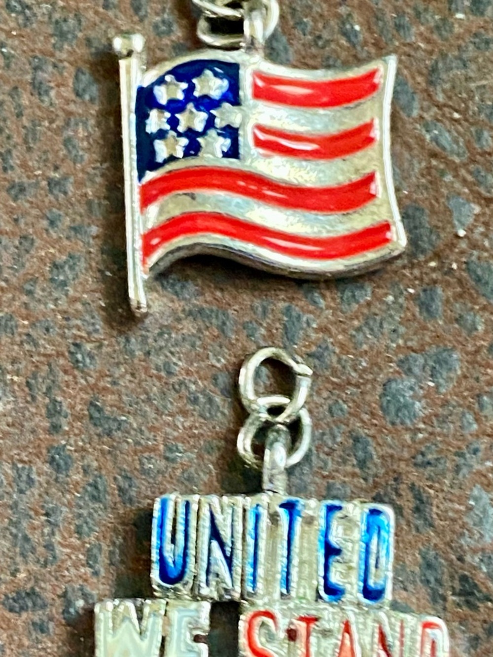 Patriotic Star Pendant Necklace, Charms, Earrings, Bracelets - Red, White & Blue - Picture 8 of 14